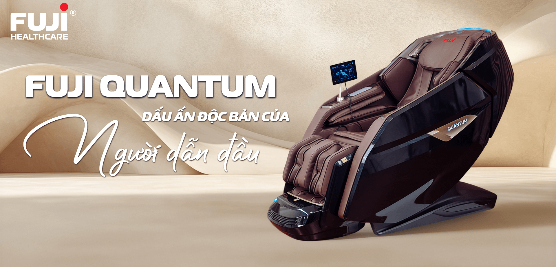 Banner ghế massage tại trang chủ