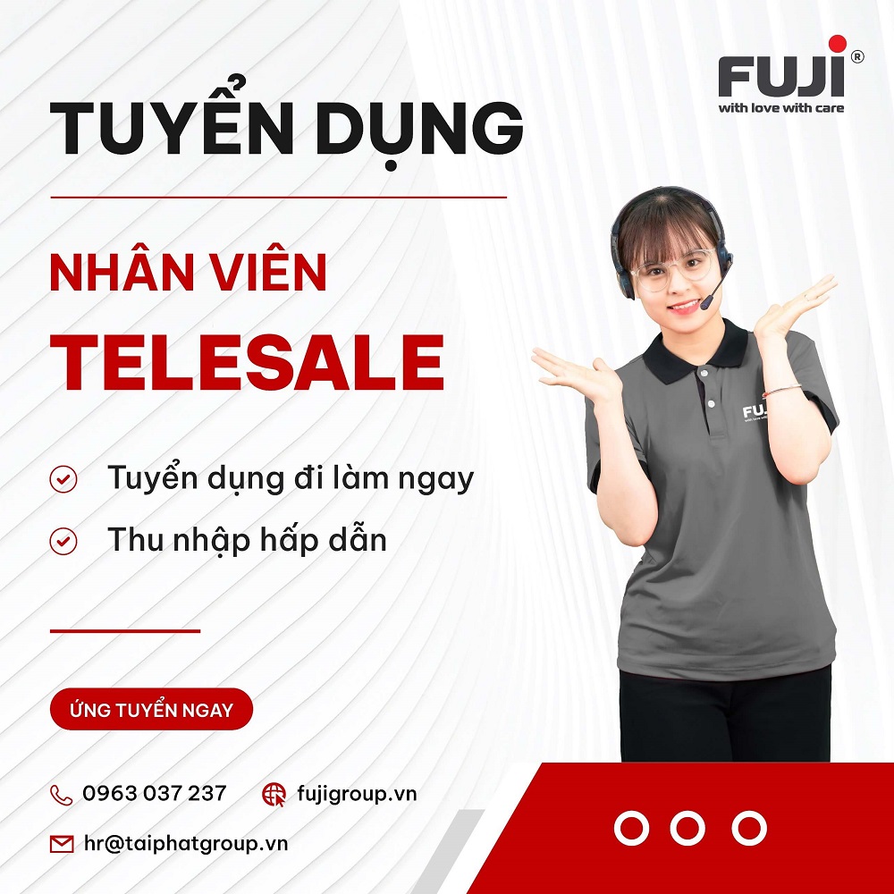 Fuji tuyển nhân viên Telesale