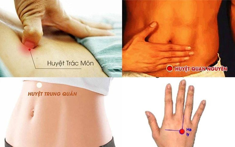 Bấm huyệt giúp giảm nhanh cơn đau bụng