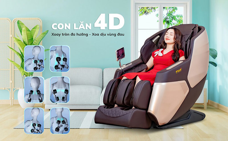 Gợi ý 5 mẫu ghế massage cổ vai gáy chất lượng, giá tốt