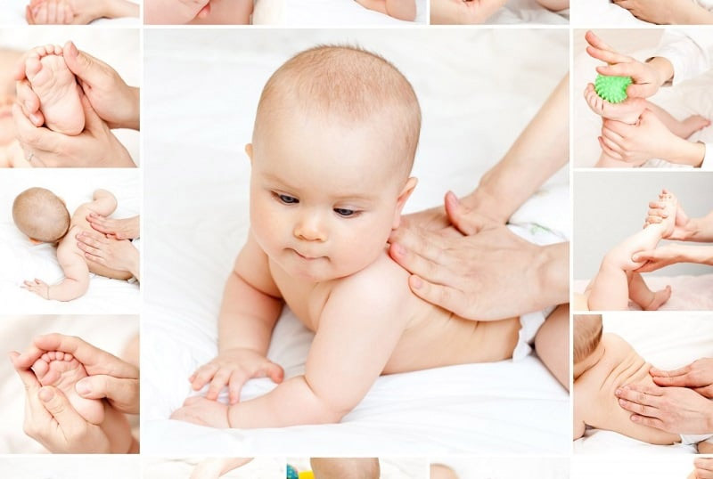 Hướng dẫn cách massage cho trẻ sơ sinh tại nhà đúng cách