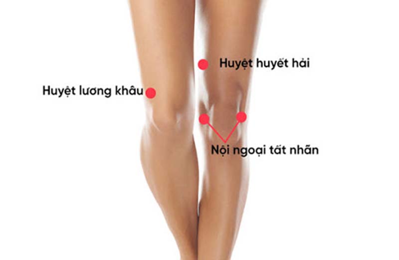 Huyệt Tất Nhãn: Vị trí, công dụng và cách châm cứu bấm huyệt